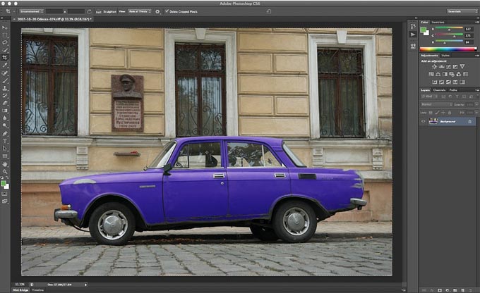 Photoshop selezione colore